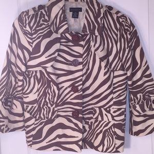 Animal print ladies jacket